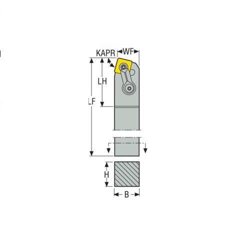 Seco Multiple Lock Left - B Type - S Insert Shape - AIMS Industrial Supplies