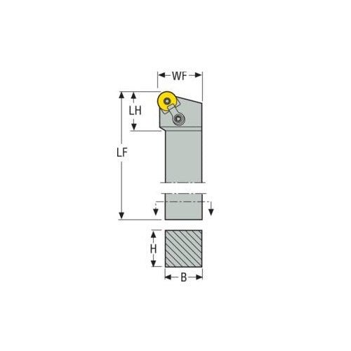 Seco Multiple Lock Left - G Type - R Insert Shape - AIMS Industrial Supplies