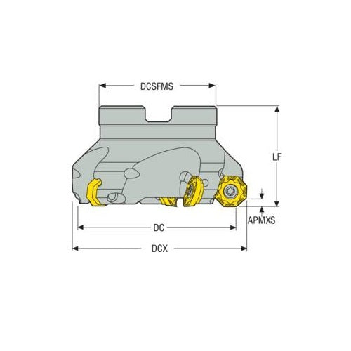 Seco Octomill Face Milling Cutter 05-A (Arbor)2