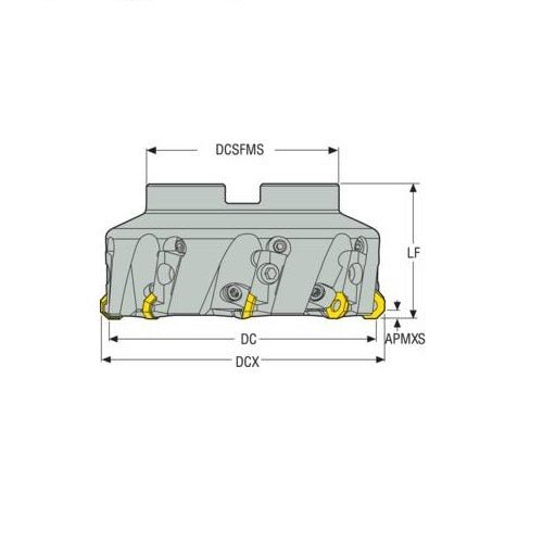 Seco Octomill Face Milling Cutter 05 (Arbor - Cassettes) - AIMS Industrial Supplies