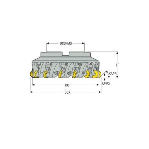 Seco Octomill Face Milling Cutter 05 (Arbor - Cassetttes Close Pitch) - AIMS Industrial Supplies
