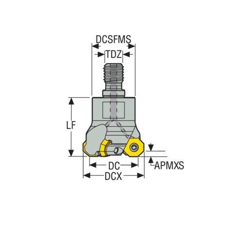 Seco Octomill Face Milling Cutter 05 (Shank) - AIMS Industrial Supplies