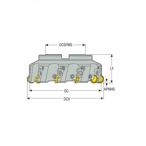 Seco Octomill Face Milling Cutter 07 (Arbor - Cassettes) - AIMS Industrial Supplies