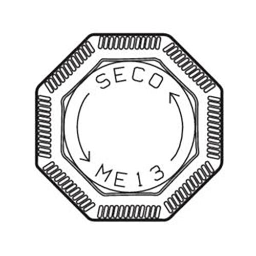 Seco Octomill Face Milling Insert Size 07 4.86 x 18.02 x 18.02mm Right Grade F40M R Type M15 Designation OFMR070405TR-M15,F40M Pack of 104