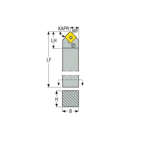 Seco Pin Lock - D Type - S Insert Shape - AIMS Industrial Supplies