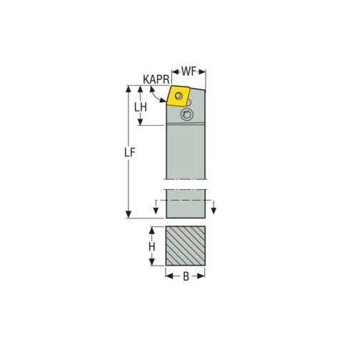 Seco Pin Lock Right - B Type - C Insert Shape - AIMS Industrial Supplies