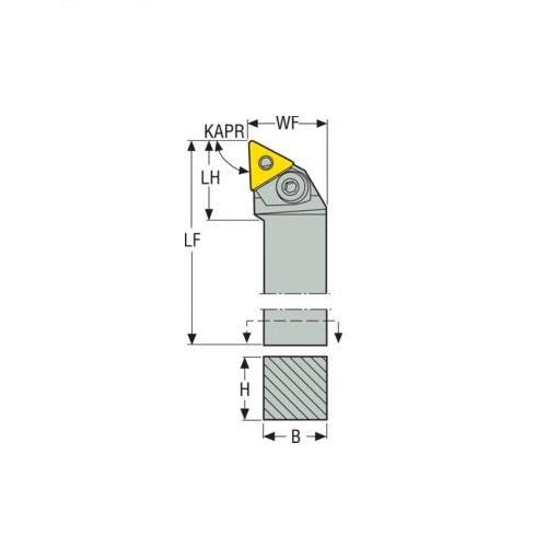 Seco Pin Lock Right - J Type - T Insert Shape - AIMS Industrial Supplies