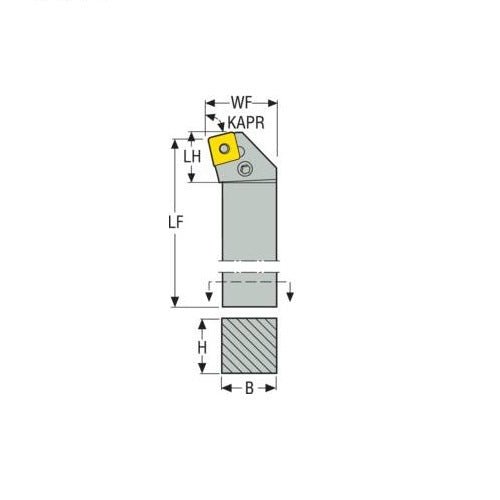 Seco Pin Lock Right - K Type - S Insert Shape - AIMS Industrial Supplies