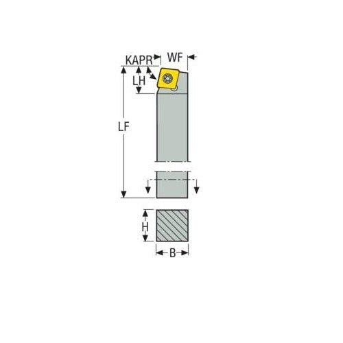 Seco Screw Lock Left - B Type - C Insert Shape - AIMS Industrial Supplies