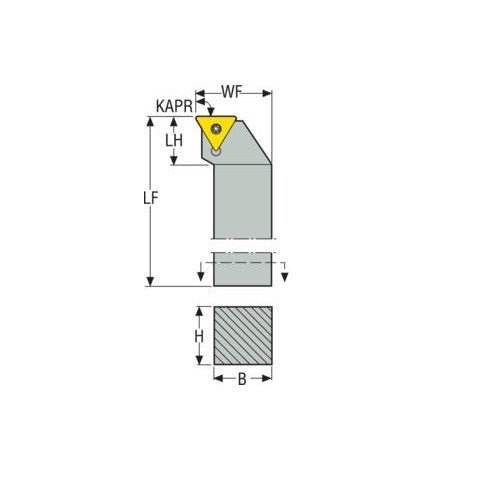 Seco Screw Lock Left - F Type - T Insert Shape - AIMS Industrial Supplies