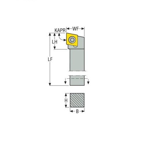 Seco Screw Lock Left - G Type - C Insert Shape - AIMS Industrial Supplies