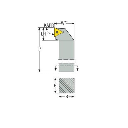 Seco Screw Lock Left - G Type - T Insert Shape - AIMS Industrial Supplies