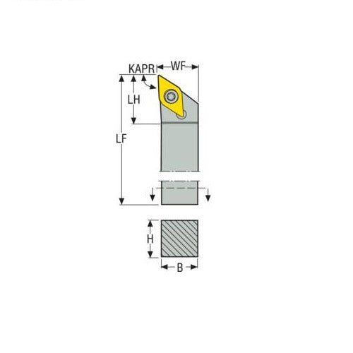 Seco Screw Lock Left - J Type - D Insert Shape2