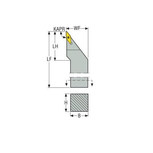 Seco Screw Lock Left - L Type - 3mm I.C. - AIMS Industrial Supplies