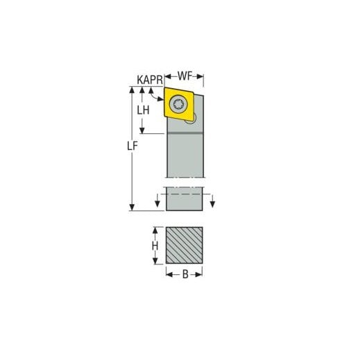 Seco Screw Lock Right - A Type - C Insert Shape2