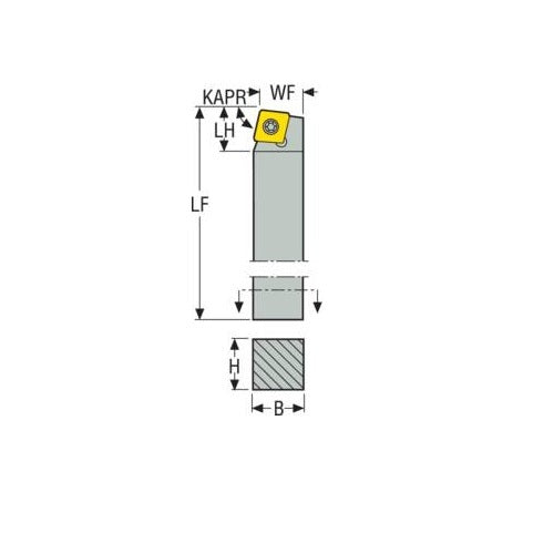 Seco Screw Lock Right - B Type - C Insert Shape2