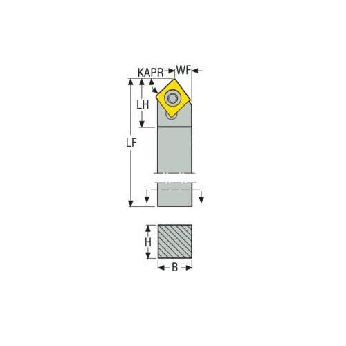 Seco Screw Lock Right - D Type - C Insert Shape - AIMS Industrial Supplies