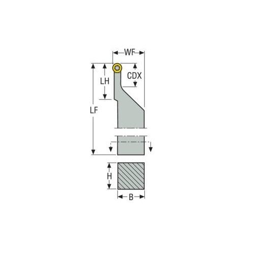 Seco Screw Lock Right - G Type - R Insert Shape - AIMS Industrial Supplies