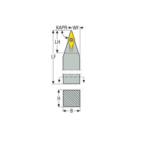 Seco Screw Lock - V Type - V Insert Shape - AIMS Industrial Supplies
