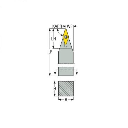 Seco Screw Lock - V Type - V Insert Shape - 3mm I.C. - AIMS Industrial Supplies