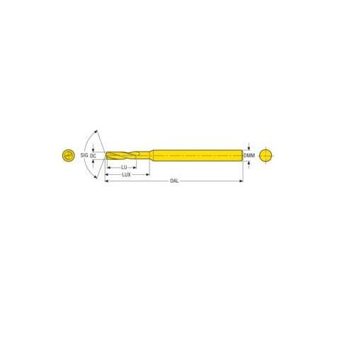 Seco SD26 Solid Carbide Micro Drill Bit - AIMS Industrial Supplies