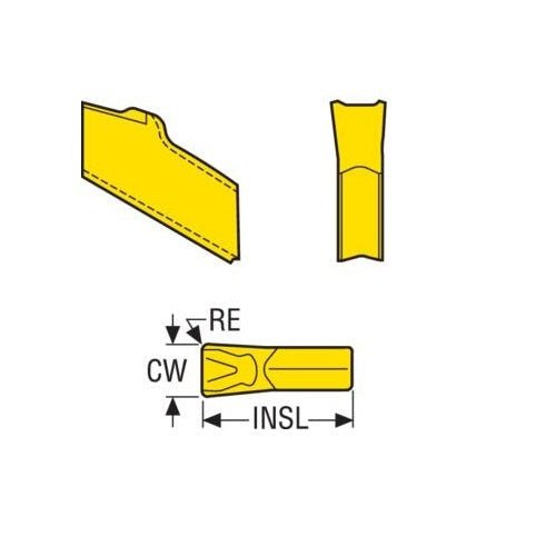 Seco T350M Disc Mill Parting Off Carbide Insert 16 Chipbreaker - AIMS Industrial Supplies