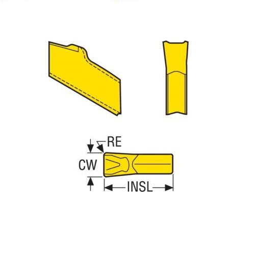 Seco TGP35 Parting Off Insert - Neutral 12 Chipbreaker2