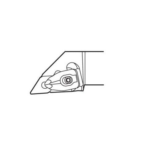 Seco Top Clamp Left - J Type - D Insert Shape - 11mm Cutting Edge Length - AIMS Industrial Supplies