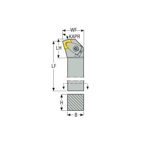 Seco Top Clamp Left - K Type - S Insert Shape - AIMS Industrial Supplies