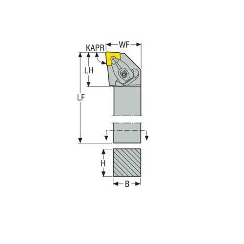 Seco Top Clamp Left - L Type - C Insert Shape - AIMS Industrial Supplies