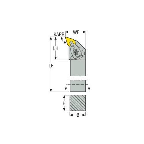 Seco Top Clamp Left - Q Type - D Insert Shape - AIMS Industrial Supplies