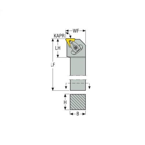 Seco Top Clamp Right - F Type - T Insert Shape - AIMS Industrial Supplies