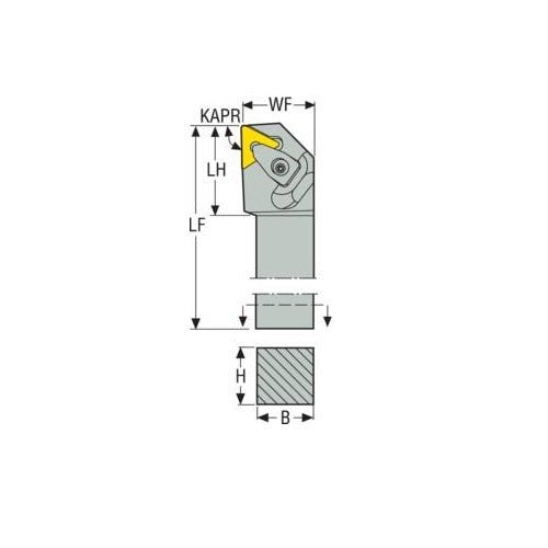 Seco Top Clamp Right - G Type - T Insert Shape - AIMS Industrial Supplies