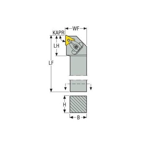 Seco Top Clamp Right - G Type - T Insert Shape - M Surface - AIMS Industrial Supplies