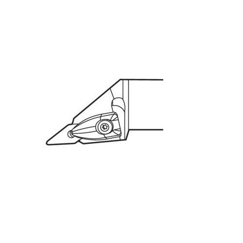 Seco Top Clamp Right - J Type - V Insert Shape - 13mm Cutting Edge Length - AIMS Industrial Supplies