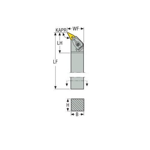 Seco Top Clamp Right - P Type - V Insert Shape - AIMS Industrial Supplies