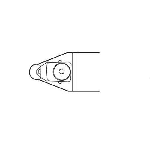Seco Turning External Toolholder Clamp Lock 150 x 18.8 x 12mm Neutral 0° R Insert Shape CRDNN2525M12C3