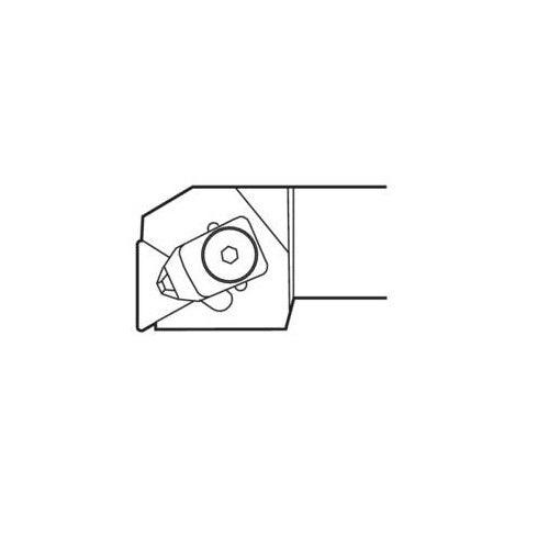 Seco Turning External Toolholder Clamp Lock 153 x 31.8 x 2mm Right 90° T Insert Shape CTFNR-16-22
