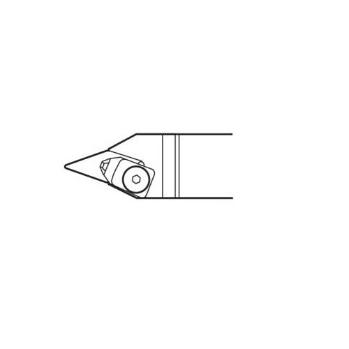 Seco Turning External Toolholder Clamp Lock 170 x 13.1 x 16mm Neutral 72.5° V Insert Shape CVVNN3225P163