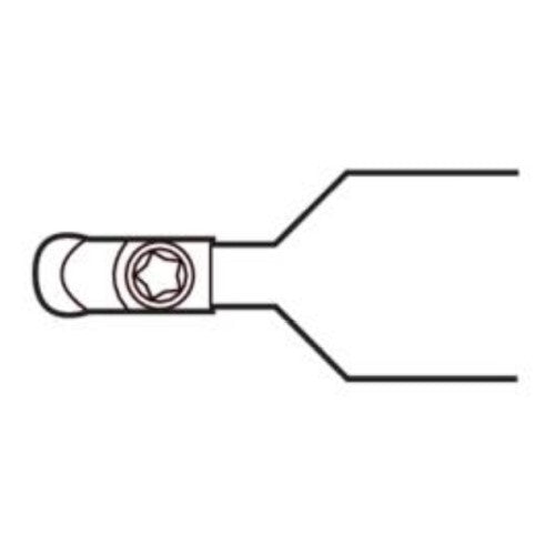 Seco Turning External Toolholder Clamp Lock 170 x 17.2 x 9mm Neutral 0° R Insert Shape CRDCN3225P09C