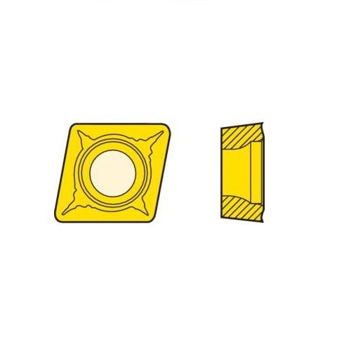 Seco Turning Insert C Shape Code 2.38 x 0.2 x 6.35mm X Insert Type - W - F1 7° Grade TP2501 ± 0.05/± 0.025mm CCGX060202W - F1 Pack of 10 - AIMS Industrial Supplies