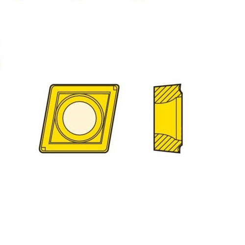 Seco Turning Insert C Shape Code 3.97 x 0.4 x 9.53mm T Insert Type - F2 7° Grade TS2000 ± 0.13/± 0.05mm CCMT09T304-F2 Pack of 103