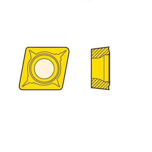 Seco Turning Insert C Shape Code 4.76 x 0.8 x 12.7mm T Insert Type - F1 7° Grade TK1501 ± 0.13/± 0.08mm CCMT120408-F1 Pack of 103