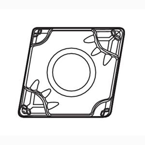 Seco Turning Insert C Shape Code 4.76 x 0.8 x 12.7mm G Insert Type - MF5 Grade TS2500 ± 0.13/± 0.05mm Tolerance CNMG120408-MF5,TS2500 - Pack of 10 - AIMS Industrial Supplies