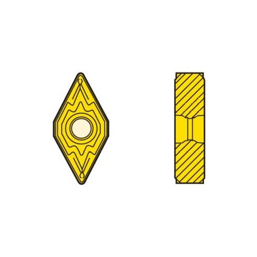 Seco Turning Insert D Shape Code 4.76 x 0.8 x 9.53mm U Insert Type - M3 Grade TP1501 ± 0.13/± 0.05mm Tolerance DNMU110408-M3,TP1501 - Pack of 102