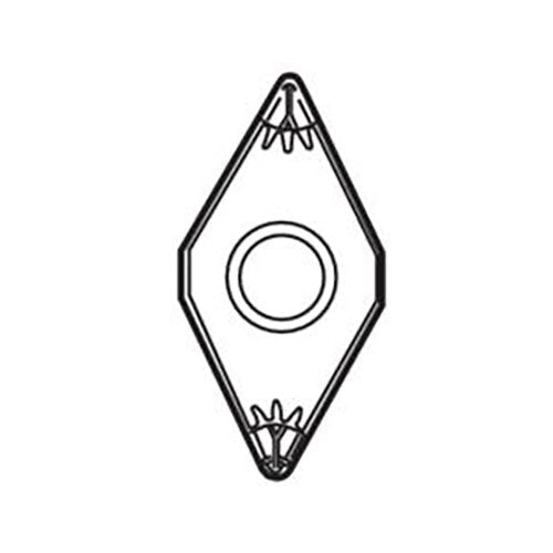 Seco Turning Insert D Shape Code 4.76 x 1.2 x 12.7mm G Insert Type - MF5 Grade TS2000 ± 0.13/± 0.05mm Tolerance DNMG150412-MF5,TS2000 - Pack of 10 - AIMS Industrial Supplies
