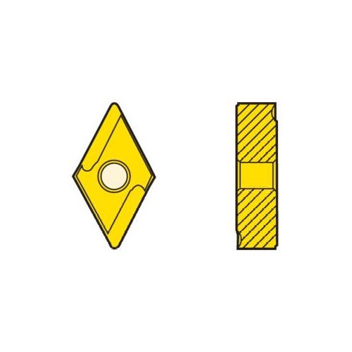 Seco Turning Insert D Shape Code 6.35 x 0.4 x 12.7mm G Insert Type - UX Left Grade TP1501 ± 0.13/± 0.05mm Tolerance DNMG150604L-UX,TP1501 - Pack of 102