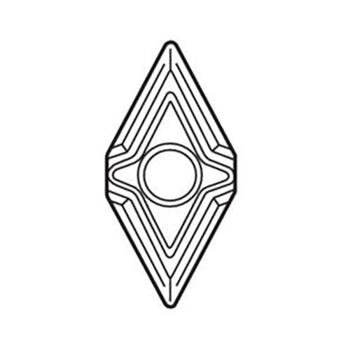 Seco Turning Insert D Shape Code 6.35 x 0.8 x 12.7mm G Insert Type - MF1 Grade TS2000 ± 0.13/± 0.05mm Tolerance DNMG150608-MF1,TS2000 - Pack of 10