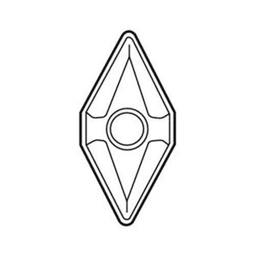 Seco Turning Insert D Shape Code 6.35 x 0.8 x 12.7mm G Insert Type - MR3 Grade TS2000 ± 0.13/± 0.05mm Tolerance DNMG150608-MR3,TS2000 - Pack of 10