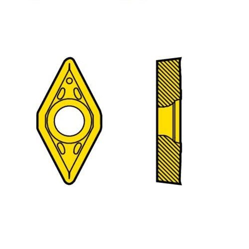 Seco Turning Insert DCMT Insert Style - M3 7° CVD Coated - AIMS Industrial Supplies